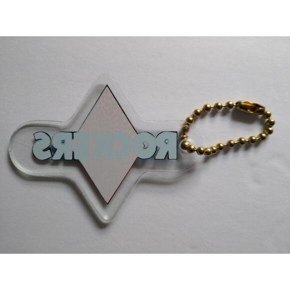 Rollergames Rockers Pinball Keychain Roller Games Derby Sports Team 1990 - Picture 2 of 3